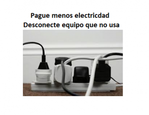 Desconecta electrónicos y paga menos electricidad