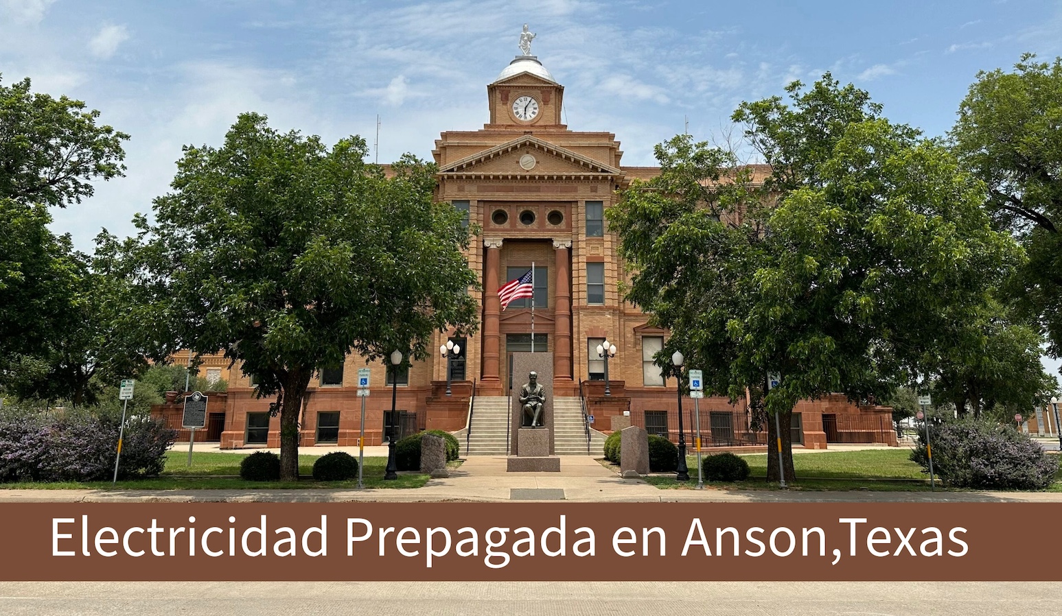 Electricidad prepagada en Anson, Texas.