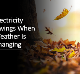 Electricity Savings When Weather Is Changing