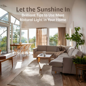 Use more natural light in your home